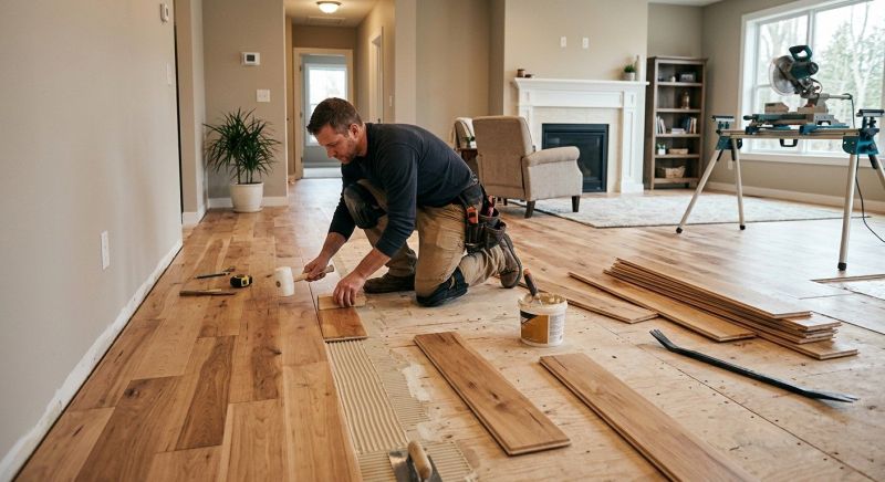Engineered Wood Installation in Pickerington, OH
