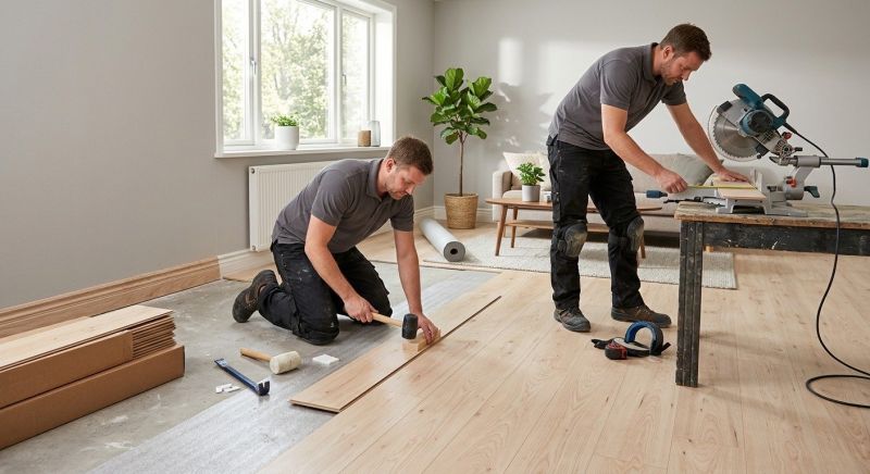 Laminate Floor Installation in Pataskala, OH