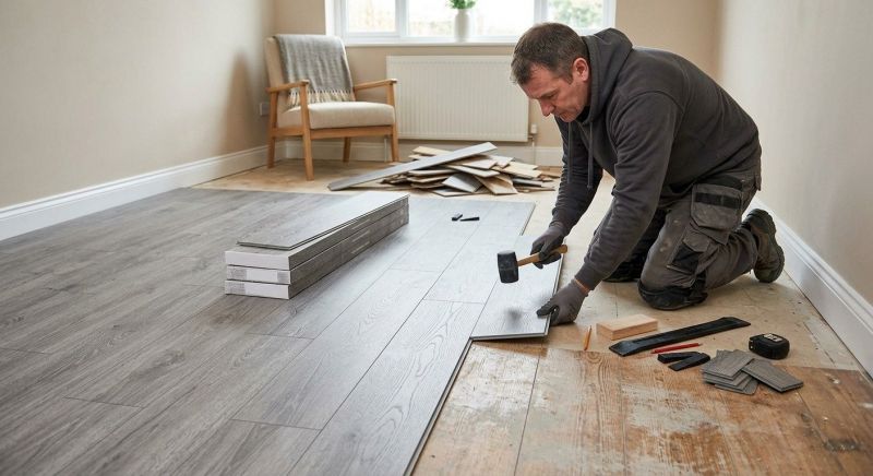 Laminate Floor Replacement in Ashville, OH