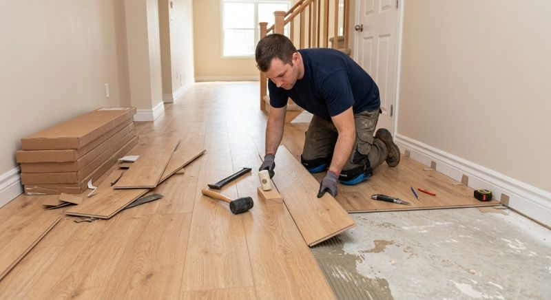Laminate Floor Replacement in Fairfield County, OH