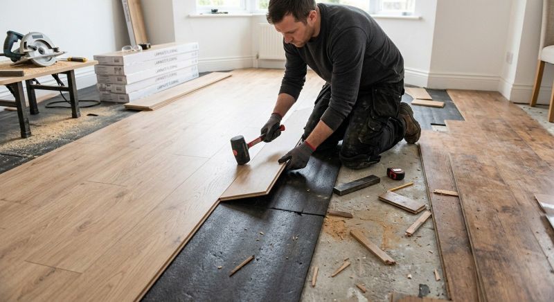 Laminate Floor Replacement in Pickerington, OH