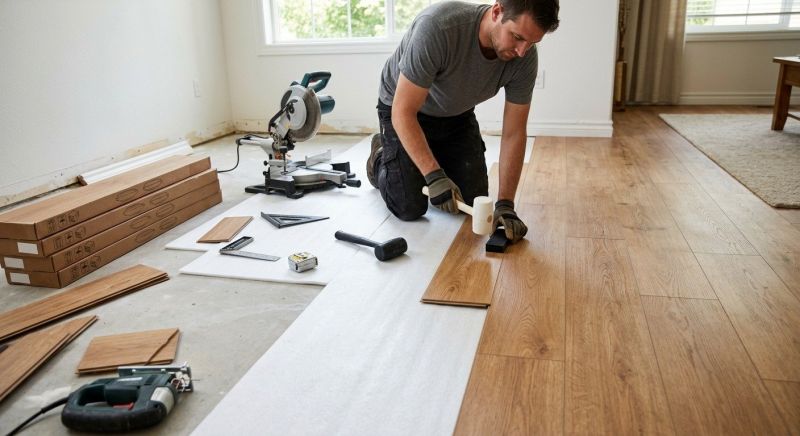 Laminate Floor Replacement in Pickerington, OH