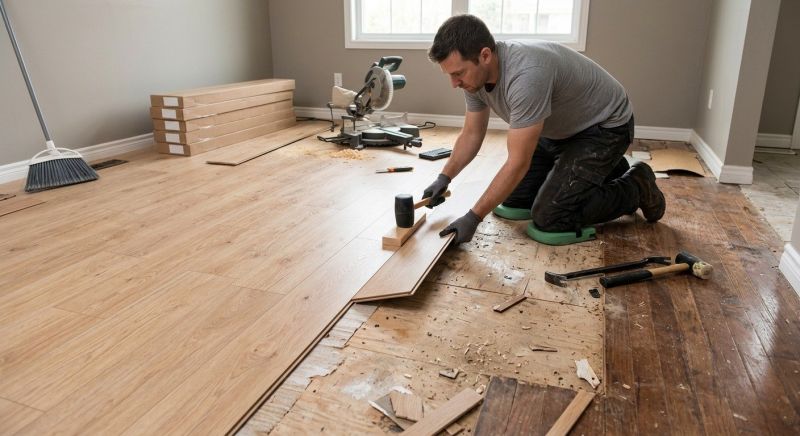 Laminate Floor Replacement in Pickaway County, OH