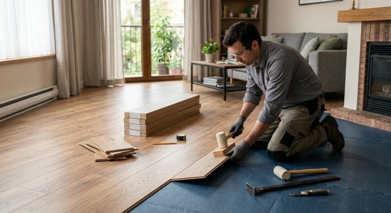 Laminate Floor Replacement in Westerville, OH