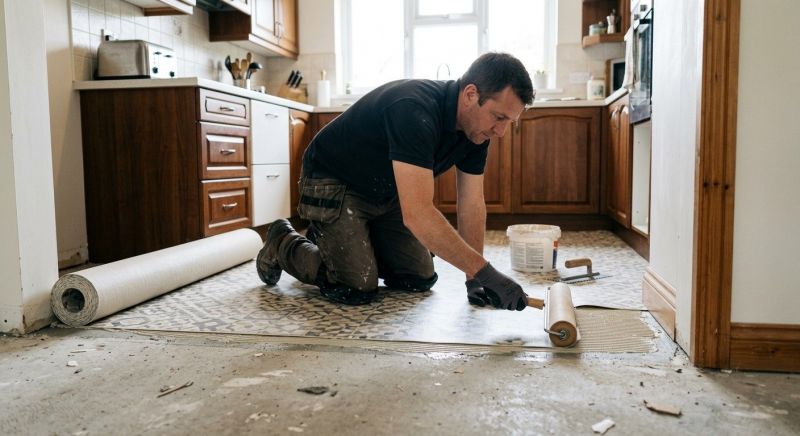 Linoleum Floor Installation in Ashville, OH