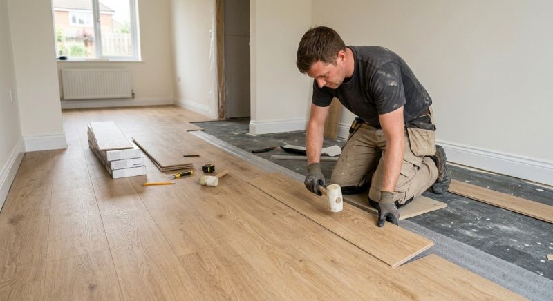 Linoleum Floor Installation in Grove City, OH