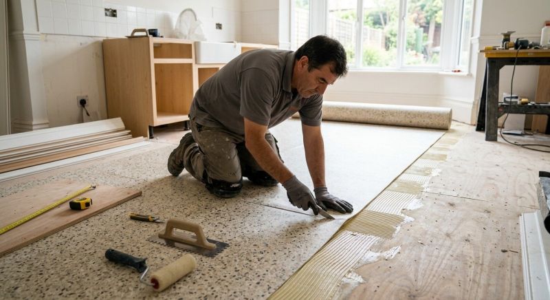 Linoleum Floor Installation in Heath, OH