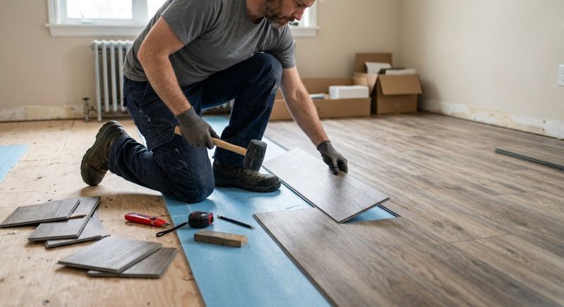 Linoleum Floor Installation in Pickerington, OH