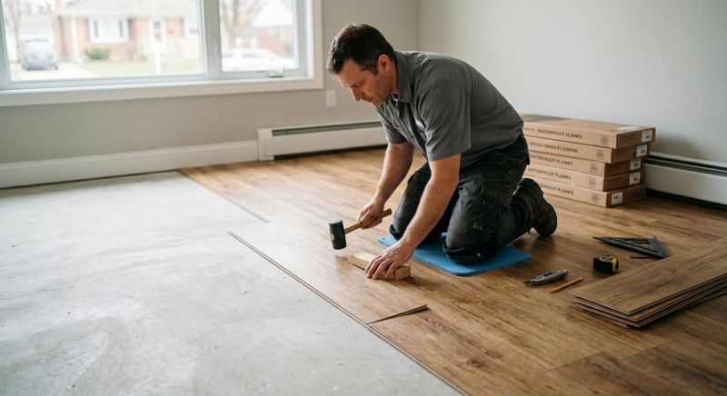 Linoleum Floor Installation in Westerville, OH