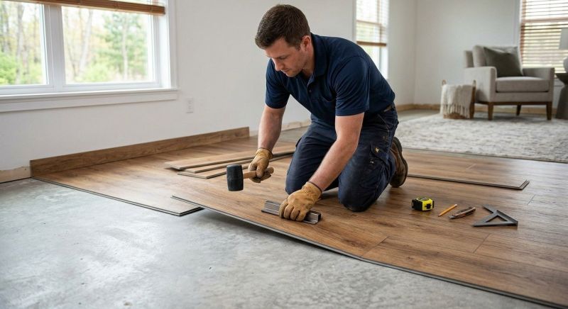 Luxury Vinyl Tile Installation in Fairfield County, OH