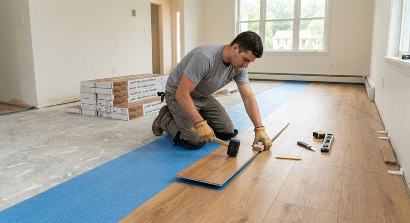 Lvp Flooring Installation in Pickerington, OH