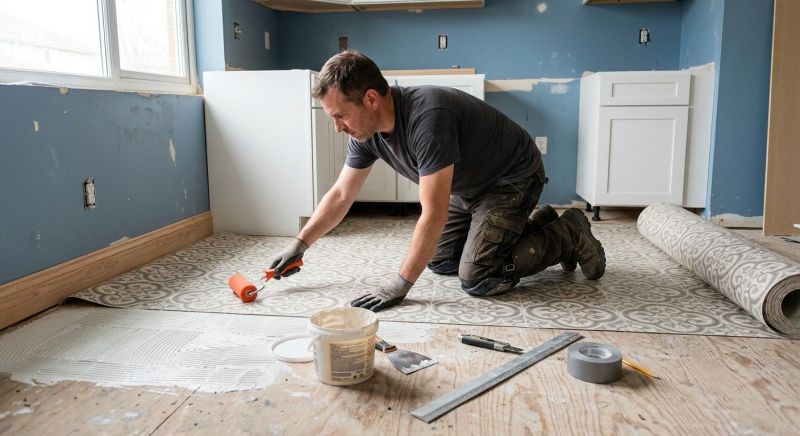Sheet Flooring Installation in Pickerington, OH