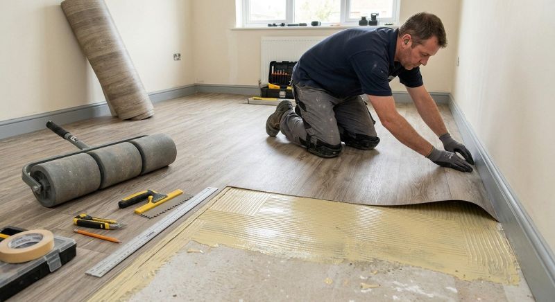 Sheet Flooring Installation in Pataskala, OH