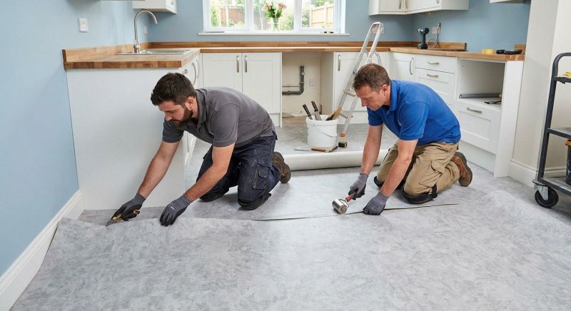 Sheet Linoleum Installation in Pickerington, OH