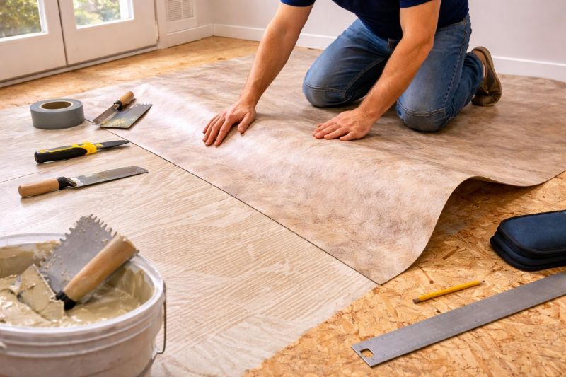 Sheet Vinyl Installation in Dublin, OH