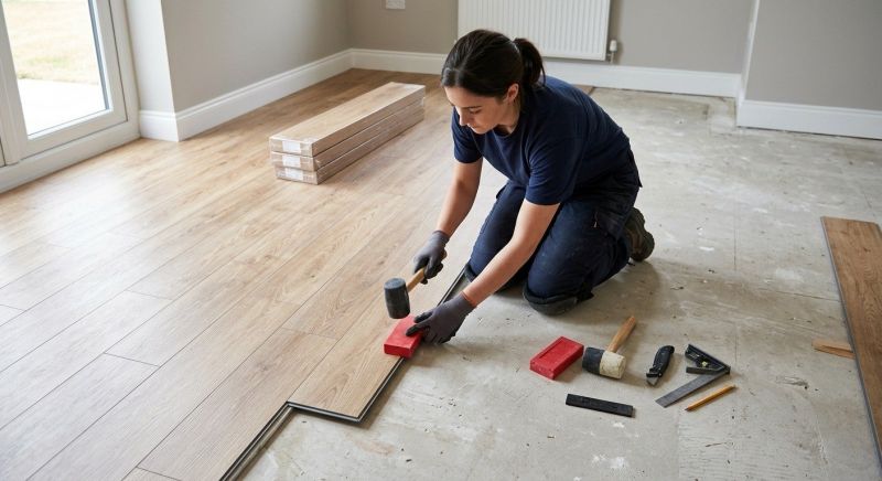 Vinyl Plank Floor Installation in Pickerington, OH