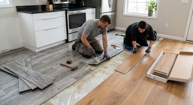Vinyl Tile Replacement in Pickerington, OH